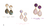 Ohrringe "Ladylike" Silber vergoldet mit Perle und Rosenquarz